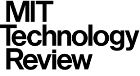 white background MIT Technology Review logo